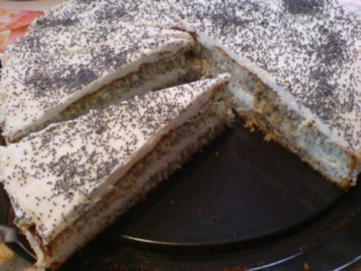 Mohn-Marzipan-Torte - Rezept - Bild Nr. 15