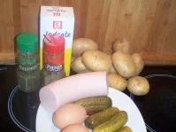 Kartoffelsalat mit Mayonnaise (Preußischer Kartoffelsalat) - Rezept - Bild Nr. 2