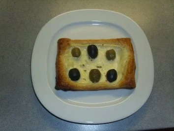 Rezept: Pikante Kuchen: Blätterteig mit Oliven Pikante Kuchen: Blätterteig mit Oliven - Rezept