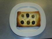 Pikante Kuchen: Blätterteig mit Oliven - Rezept