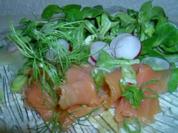 Wildlachs an Feldsalat - Rezept
