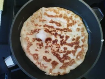 Pfannenkuchen mit Bananenquark - Rezept