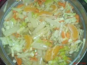 Rezept: Gemüsesalat mit Mandarinen Gemüsesalat mit Mandarinen - Rezept