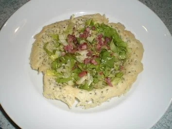 Endivchensalat im Parmesankörbchen - Rezept