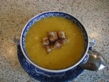 Fränkische Wein-Gemüsesuppe mit Zimtcroutons - Rezept - Bild Nr. 6