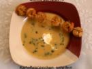 Fränkische- Kartoffelsuppe mit Garnelenschwänze - Rezept