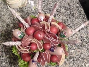 Wurstblumenstrauss "Silvester" - Rezept - Bild Nr. 7