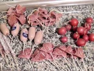 Wurstblumenstrauss "Silvester" - Rezept - Bild Nr. 5