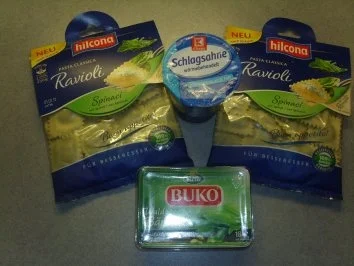 Nudelgerichte: Ravioli in Käse-Bärlauch-Sosse - Rezept - Bild Nr. 2