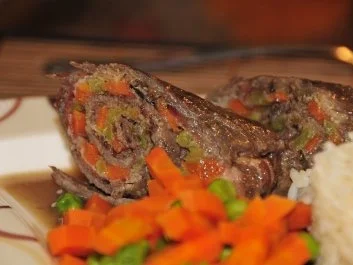 Rindsvögele (Rinderrouladen) - Rezept
