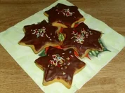 Marzipan- Schokosterne - Rezept