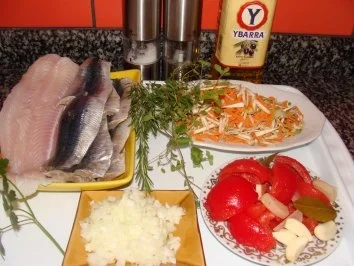 Rezept: Fisch : -Gebratene Sardinen u. Flügelbutt- Bild Nr. 3 Fisch : -Gebratene Sardinen u. Flügelbutt- - Rezept - Bild Nr. 3