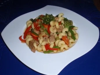 Bunte Gemüse-Nudel-Filetpfanne - Rezept - Bild Nr. 7