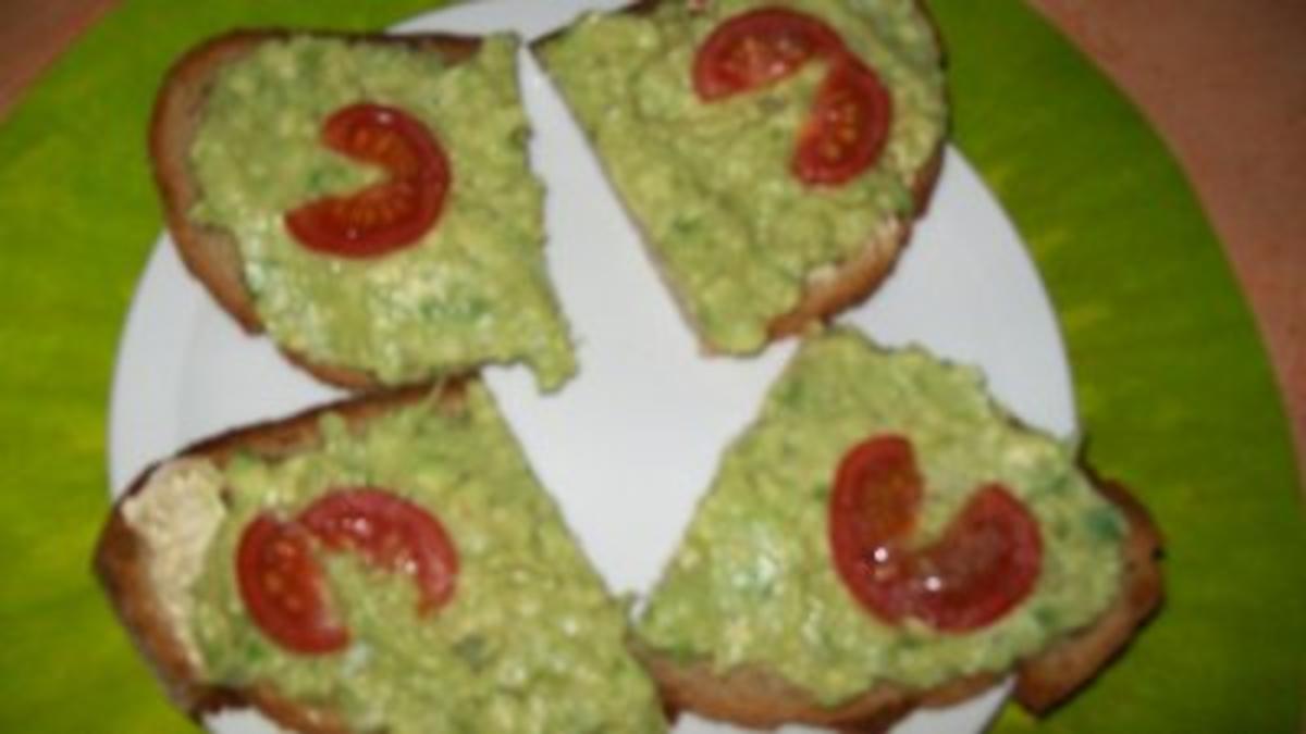 Schnelles Avocado - Brot mit Pfiff ! - Rezept