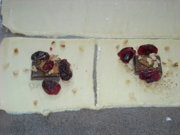 Rezept: Dinkelblätterteig - süß gefüllt Bild Nr. 4 Dinkelblätterteig - süß gefüllt - Rezept - Bild Nr. 4