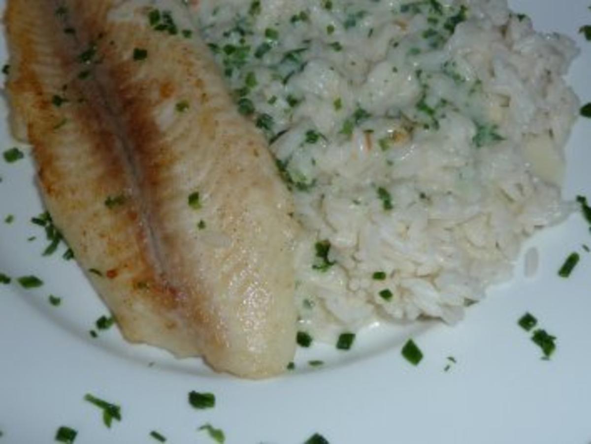 Welsfilet mit Kräutersauce...... - Rezept