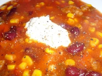 Rezept: Alles aus einem Topf: Chili-Bohnentopf Bild Nr. 2 Alles aus einem Topf: Chili-Bohnentopf - Rezept - Bild Nr. 2