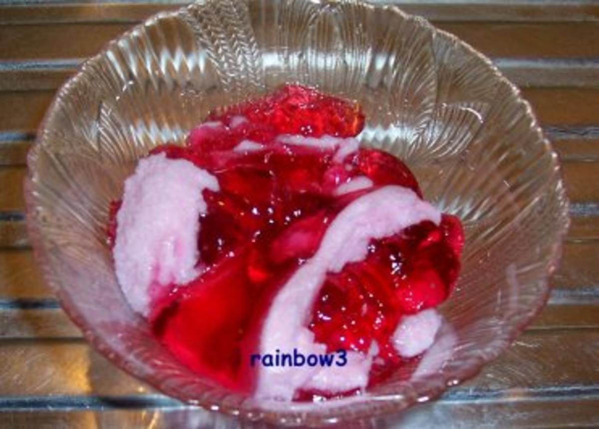 Bilder für Dessert: Rosa Schnee (Berliner Luft) ... ala Oma - Rezept