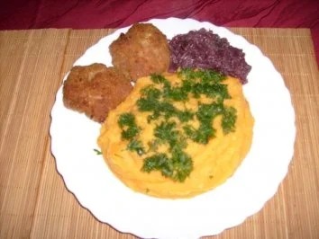 Möhren - Kartoffel Püree pikant (Hundspott) - Rezept - Bild Nr. 5