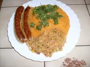 Möhren - Kartoffel Püree pikant (Hundspott) - Rezept