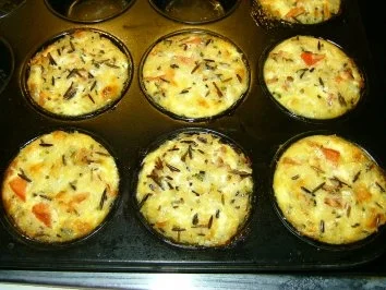 Silvestersnack - Reismuffins vegetarisch - Rezept