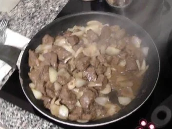 gebratene Leber mit Schuss.. - Rezept - Bild Nr. 8