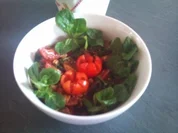 Rezept: Feldsalat mit Hänchenbruststreifen Feldsalat mit Hänchenbruststreifen - Rezept