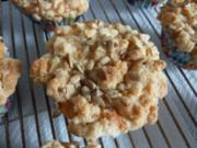 Apfel-Muffins mit Lebkuchenstreuseln - Rezept