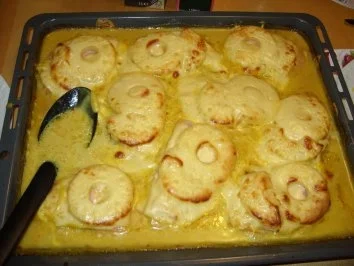 D: Putenschnitzel Hawaii - Rezept