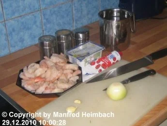 Rezept: Fisch – Garnelensüppchen a’la Manfred Fisch – Garnelensüppchen a’la Manfred - Rezept