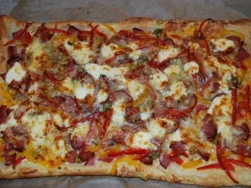 Paprika-Quiche - Rezept