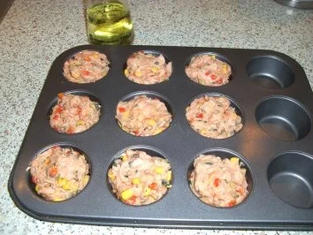 Portionsfleischkäse aus der Muffinform - Rezept - Bild Nr. 4