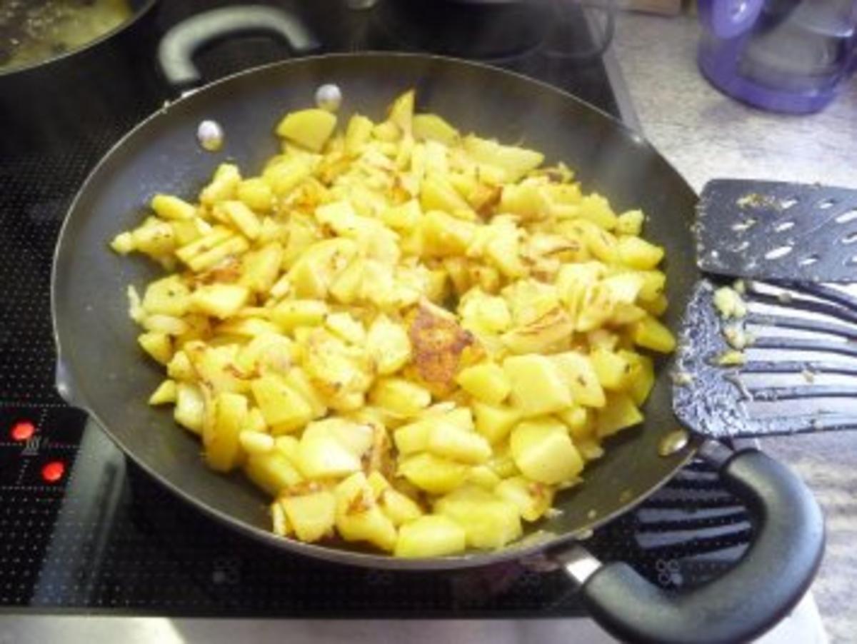 Resteverwertung : ... von Salzkartoffeln = Bratkartoffeln - Rezept - Bild Nr. 5