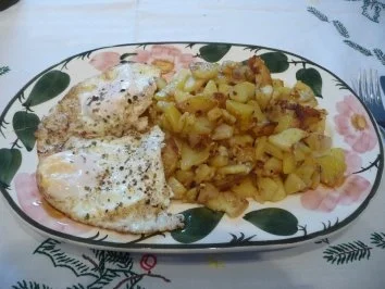 Resteverwertung : ... von Salzkartoffeln = Bratkartoffeln - Rezept - Bild Nr. 7