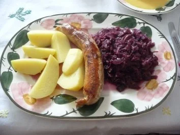 Resteverwertung : ... vom Rotkohl - Rezept