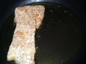 Kabeljau im Mandel-Mantel mit Kräutersauce und Basmatireis - Rezept - Bild Nr. 6