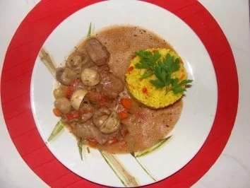 Rezept: Fleisch : -Schweinefilet mit viel Gemüse- Fleisch : -Schweinefilet mit viel Gemüse- - Rezept