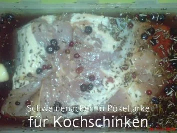 Rezept: Schinken in Schinkenpressform selbst gekocht Bild Nr. 2 Schinken in Schinkenpressform selbst gekocht - Rezept - Bild Nr. 2