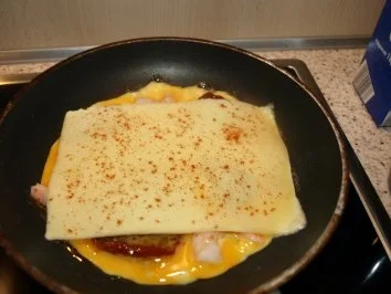 Frühstücksomelette mit Garnelen - Rezept - Bild Nr. 5