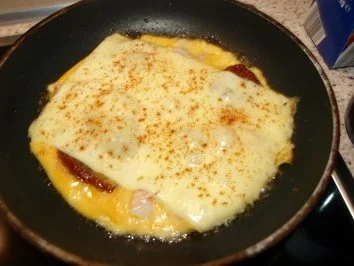 Frühstücksomelette mit Garnelen - Rezept - Bild Nr. 6