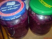 Rotkraut, eingekocht - Rezept