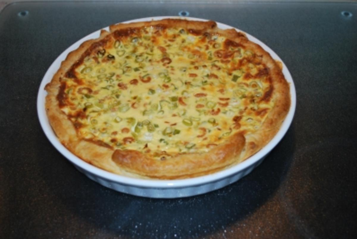 Krabben-Quiche - Rezept