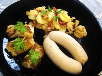 Wirsingblätter mit  Bratkartoffeln ... - Rezept