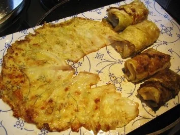 Wirsingblätter mit  Bratkartoffeln ... - Rezept - Bild Nr. 3