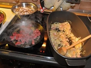 Boeff Stroganoff nach meiner Art - Rezept