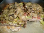 Saftige Schnitzel Pizza - Rezept
