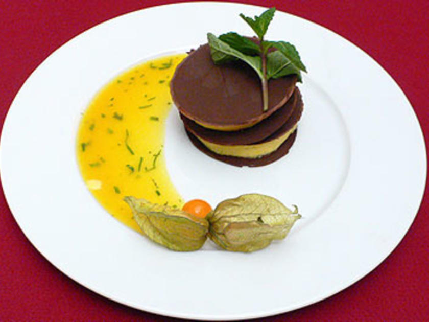 Passionsfruchtmousse mit Orangen Minze Olivenöl Soße - einfach - von ...