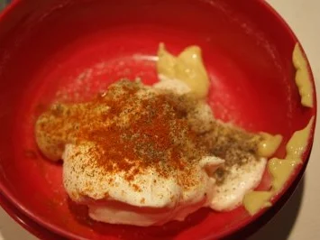 Lachsrolle mit Paprika und Créme frâche - Rezept - Bild Nr. 3