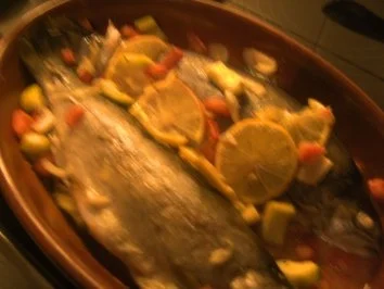 Forelle  im Gemüsebett - Rezept - Bild Nr. 6