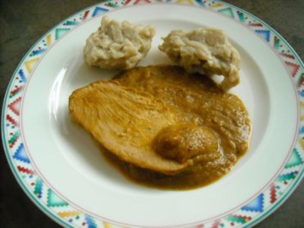 Putenbraten mit Senf-Meerrettich-Kruste - Rezept